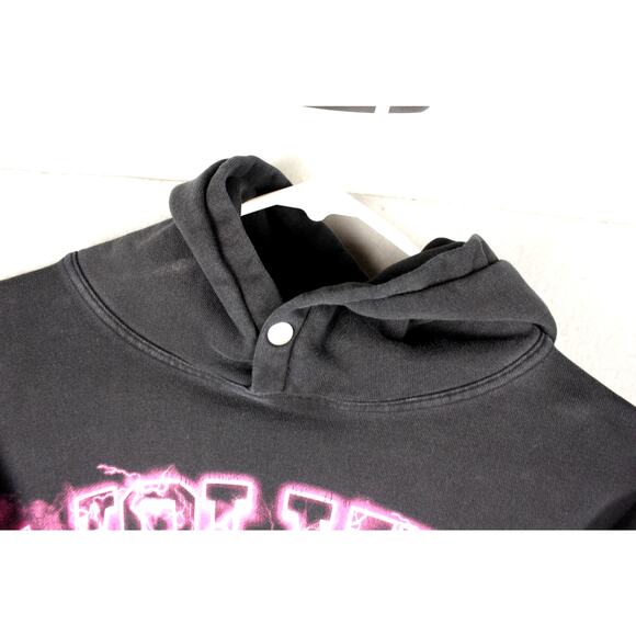 Darc Sport Wolves Club Blood Thunder Spellout Hoodie Fangs Sz L Pink/Purple/Blk - Picture 7 of 11